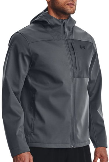 Vindjakke Under Armour Jacket UA CGI Shield 2.0 Hooded Grå | 1371587-012, 0