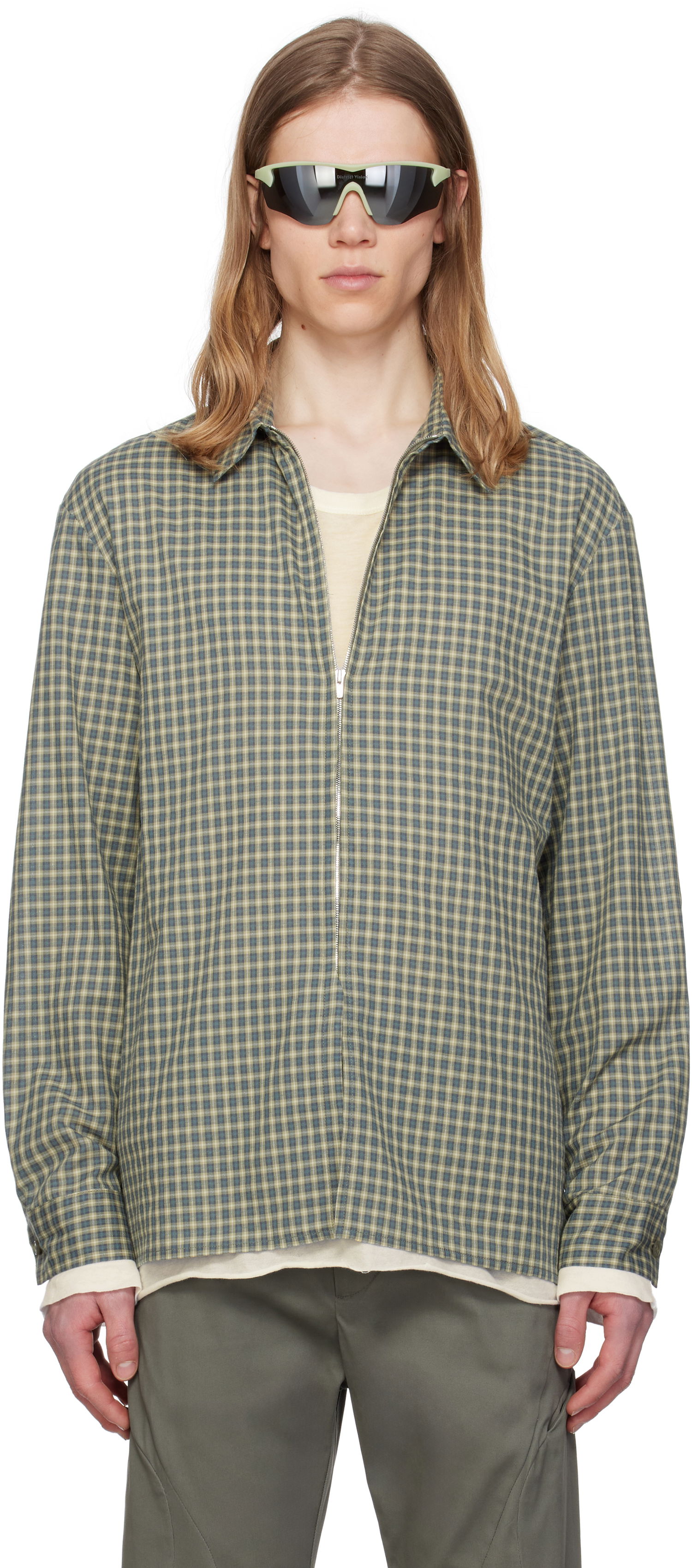 Skjorte Post Archive Faction (PAF) Post Archive Faction (PAF) 8.0 Right Zip-Up Shirt Grøn | 8.0 TSR-G, 0