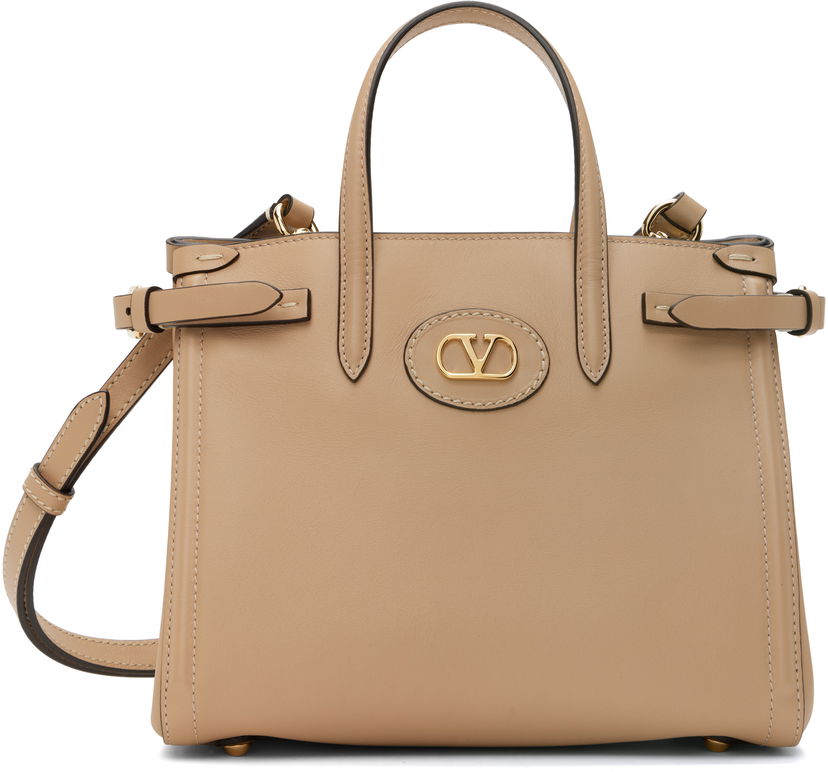 Mulepose Valentino Valentino Garavani Antibes Small Tote Beige | 6W0B0R20CVC