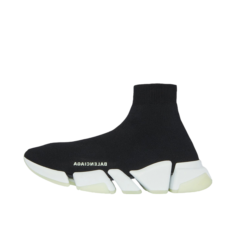 Sneakers og sko Balenciaga Speed 2.0 Glow in the Dark Sort | 654020W2DB81098