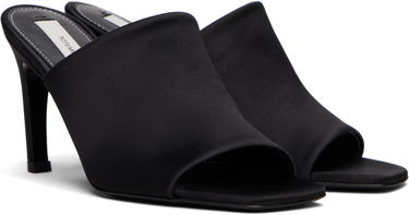 Kjole TOTEME TOTEME Bandeau Heeled Mules Sort | 253-WAS0245-FB0401, 3