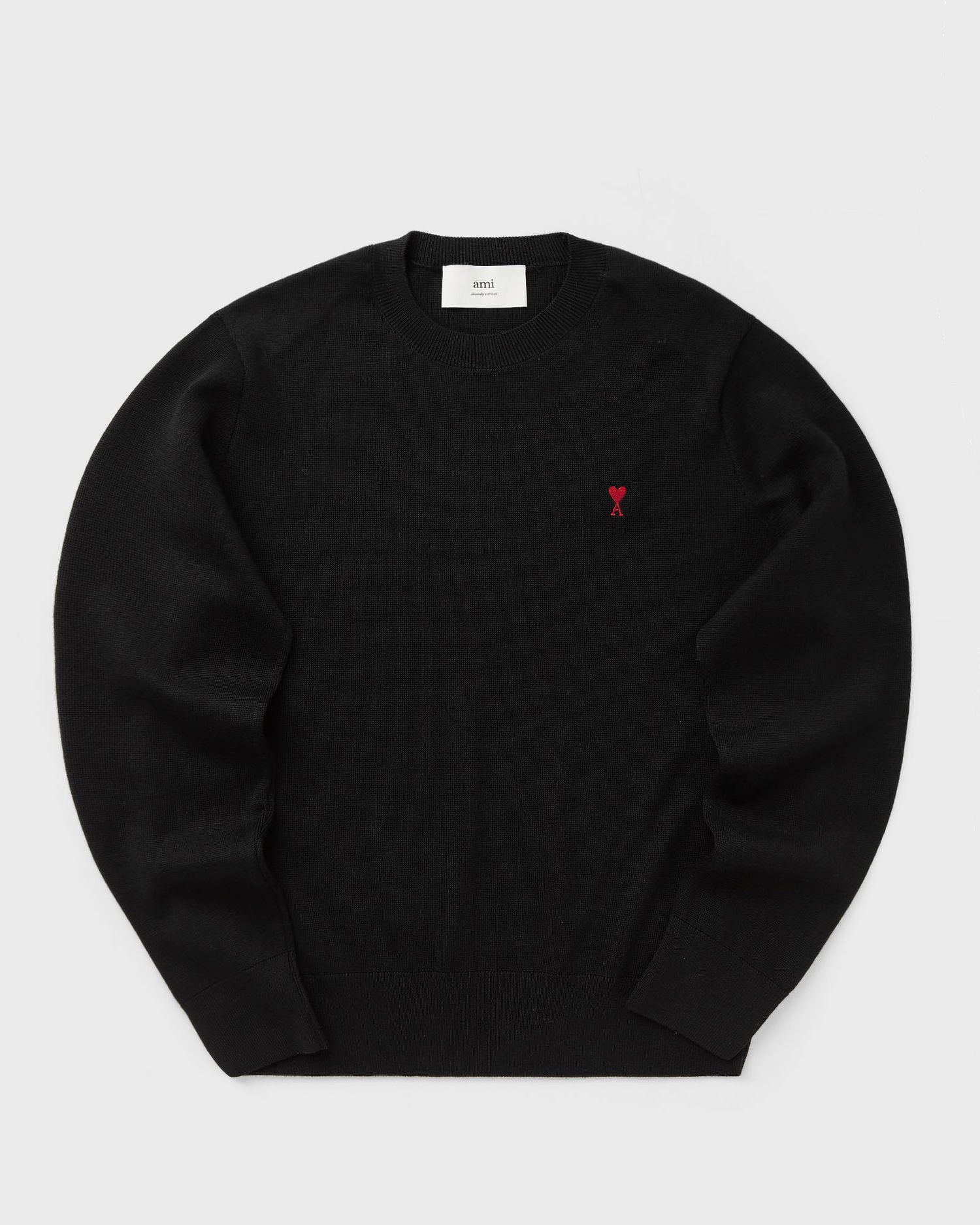 Sweater AMI AMI De Coeur Crewneck Sweater Sort | HKS826.001-009, 1