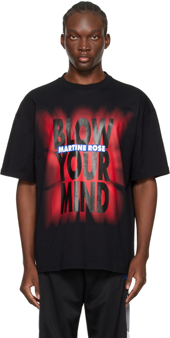 T-shirt Martine Rose 'Blow Your Mind' T-Shirt Sort | MRSS24-621A