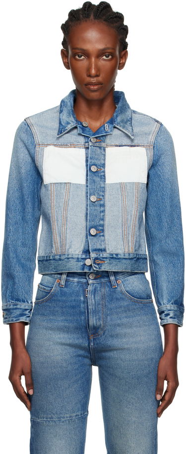 Jakke Maison Margiela MM6 Maison Margiela Reversed Denim Jacket Blå | S52AM0328 M30018, 0