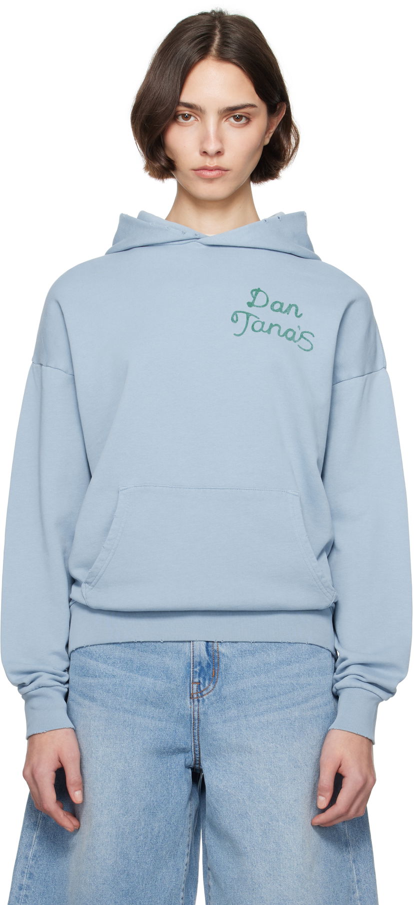 Sweatshirt RE/DONE Re/Done Modern 'Dan Tanas House' Hoodie Blå | 488-08UGHD006