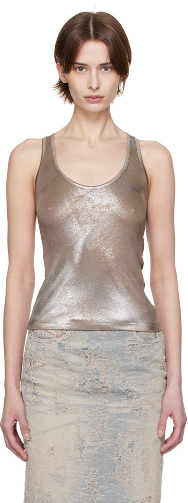 Tanktop Diesel Diesel T-Ama Metallic Tank Top Metalisk | A16238 0HQAI, 0