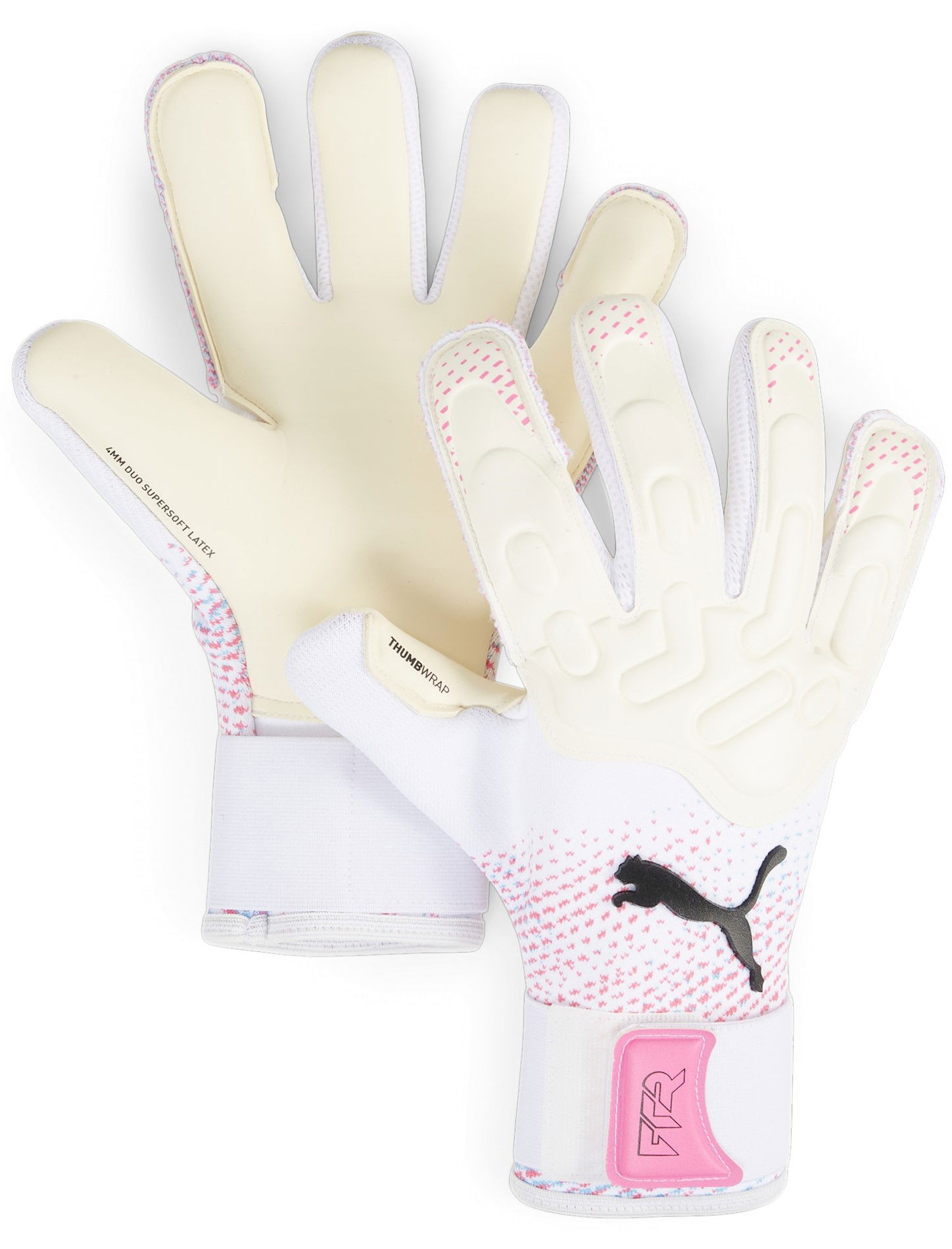 Handsker Puma FUTURE Pro Hybrid Goalkeeper Gloves with 4MM Duo Supersoft Latex and Thumbwrap Flerfarvet | 041924-01, 0