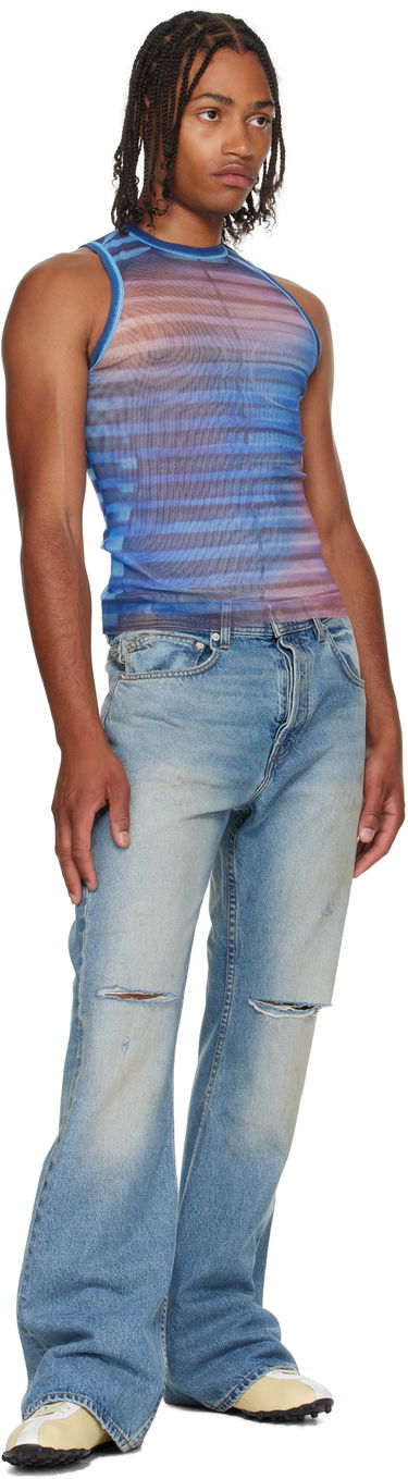 Tanktop Jean Paul Gaultier Jean Paul Gaultier 'The Air' Striped Tank Top Blå | 25/03-W-TO332-M005P-565034, 3