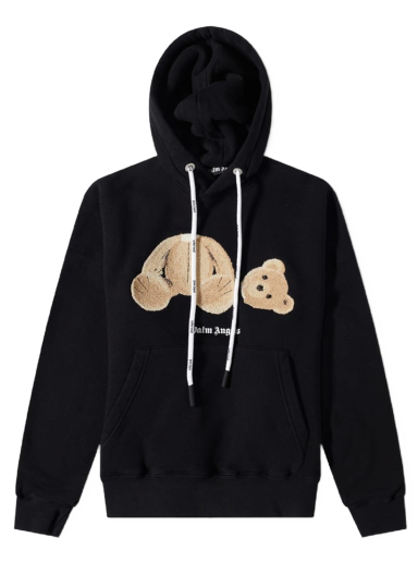 Sweatshirt Palm Angels Kill the Bear Popover Hoody Sort | PMBB058C99FLE0051060