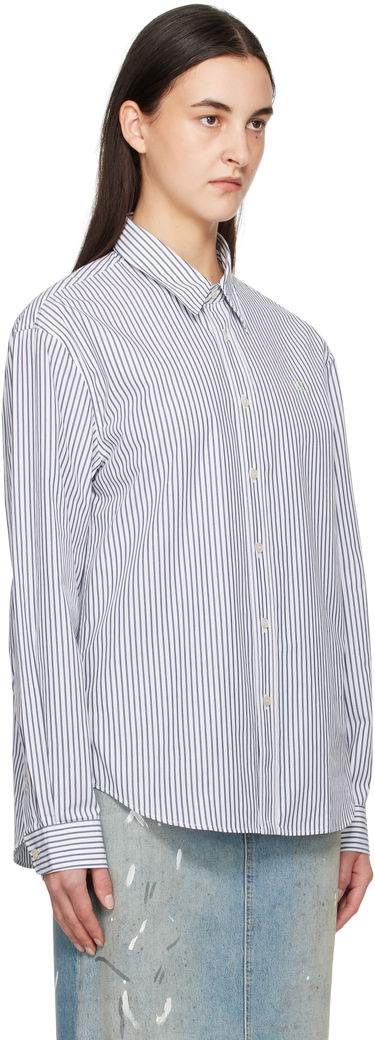 Skjorte Acne Studios Acne Studios Striped Shirt Hvid | CB0097-, 1