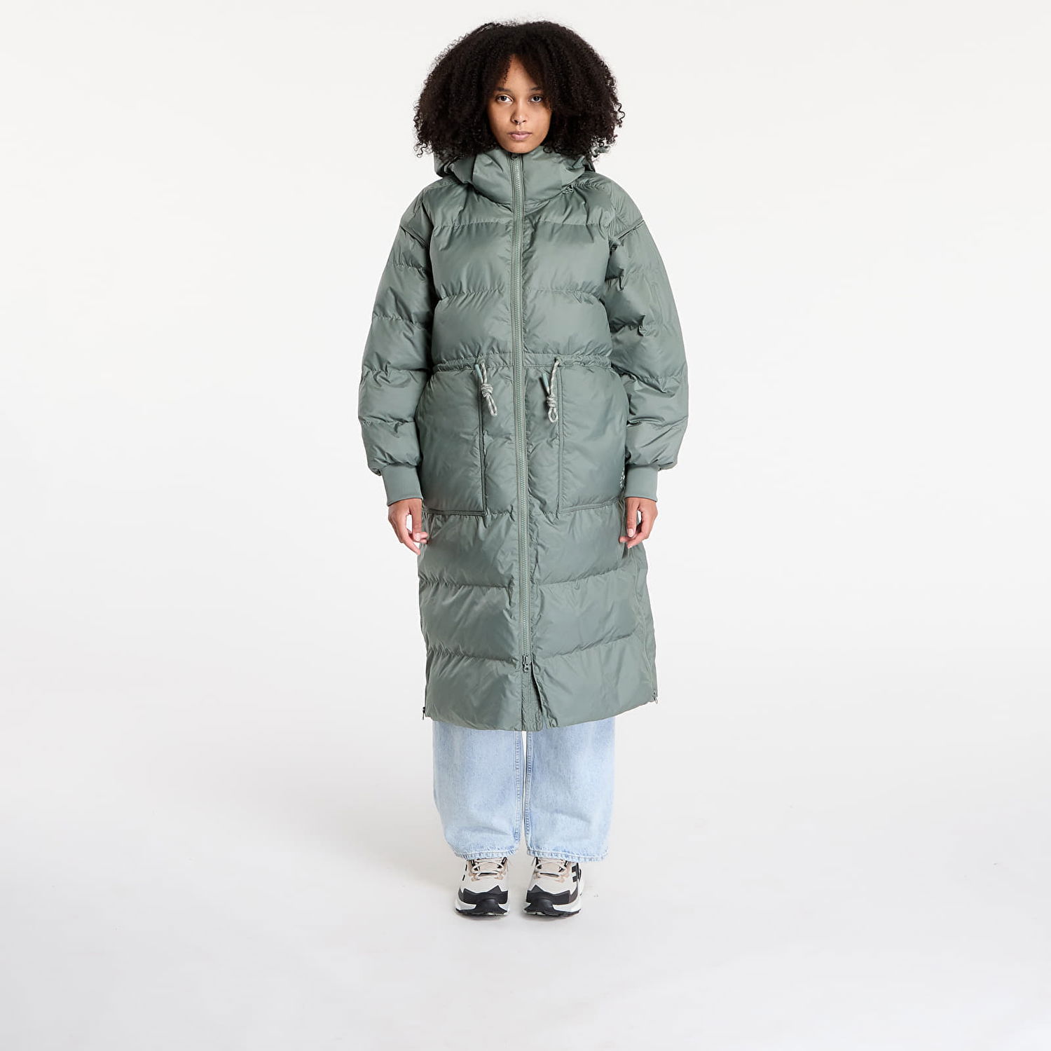 Parka adidas Performance adidas by Stella McCartney Women's Long Padded Winter Jacket Grøn | KA7427, 0