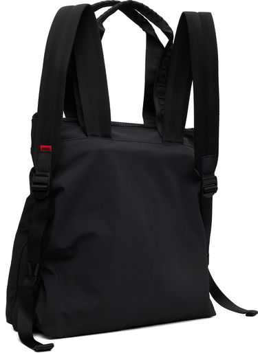 Rygsæk BOSS Hugo 3D Logo Patch Tote Backpack Sort | 50551789, 2