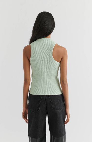 Tanktop AXEL ARIGATO Scoop Asymmetric Tank Top Grå | A2212001, 3