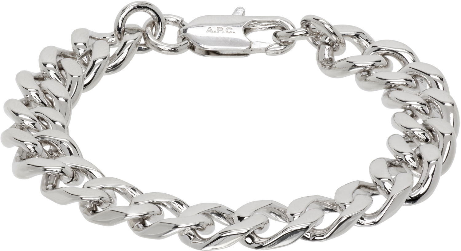 Armbånd A.P.C. A.P.C. Silver-Tone Maxi Chain Bracelet Metalisk | MEAEC-M70904, 0