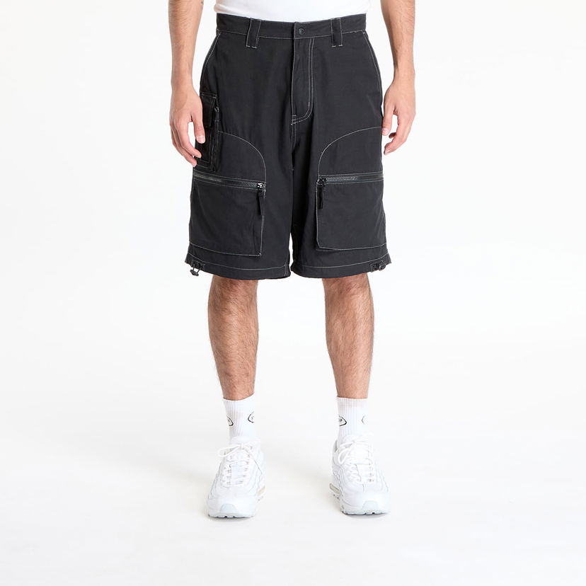 Shorts Pleasures PLEASURES Raider Cargo Shorts Sort | P25SU026 BLACK