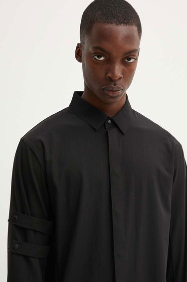 Skjorte HELIOT EMIL Regular Fit Shirt With Classic Collar Sort | PREAW24.M.05.053.BLK01, 4