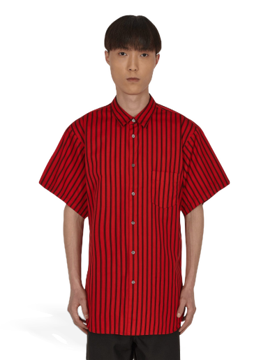 Skjorte Comme des Garçons Stripe Shortsleeve Shirt Rød | FI-B022 1
