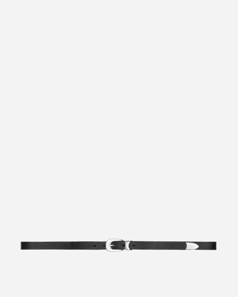 Bælter OUR LEGACY Narrow Leather Belt Sort | A2208BBLA 001
