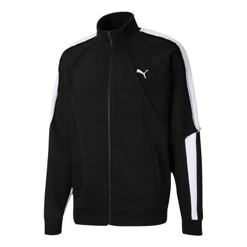 Jakke Puma PUMA x ATTEMPT Crossover Embroidered Logo Knit Jacket Sort | 598258-01