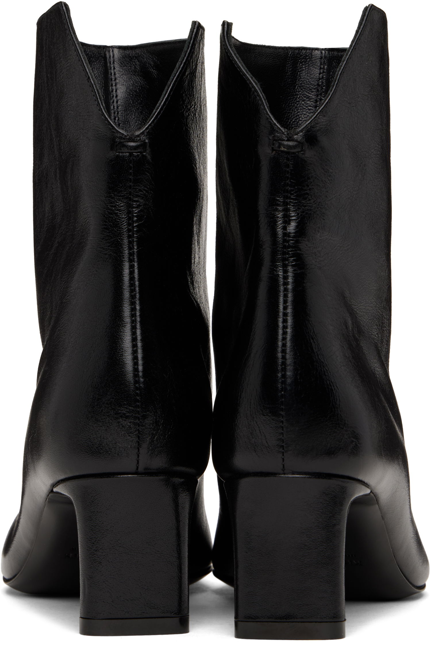 Tøj Khaite KHAITE Ona Ankle Boots Sort | F1100-907, 1