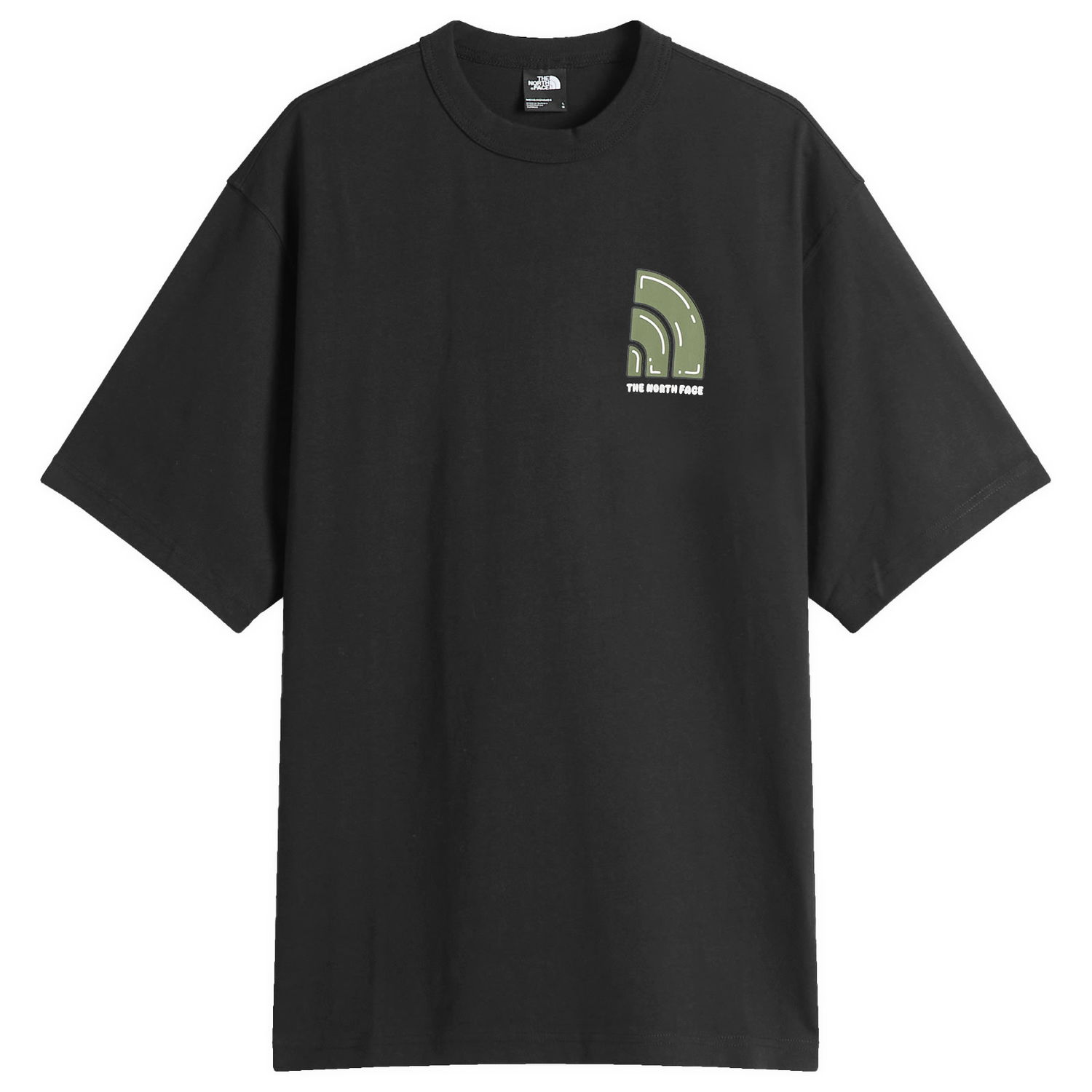 T-shirt The North Face Men's Bubble Logo Relaxed T-Shirt, Size Small Sort | NF0A8F2RJK3, 0