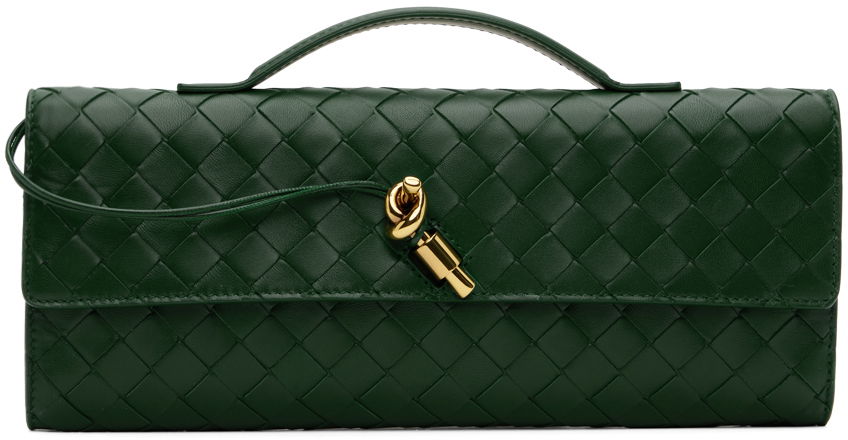 Håndtaske Bottega Veneta Green Long Andiamo Bag Grøn | 741511 VCPP3, 0