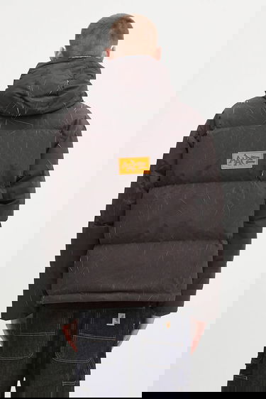 Puffer jakke AAPE by A Bathing Ape AAPE Main Down Jacket Sort | AAPDNM7665XXN, 2