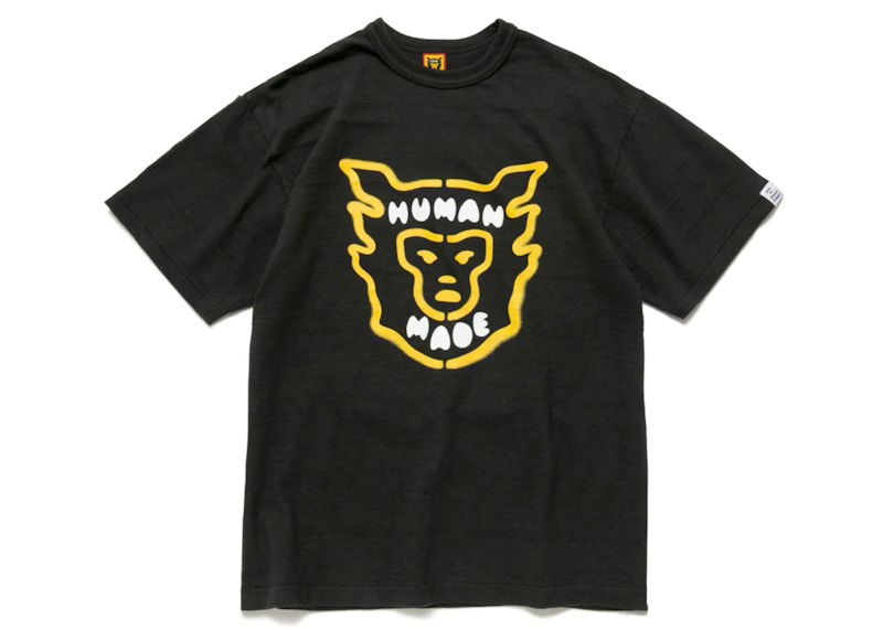 T-shirt Human Made Face Logo Graphic T-Shirt Sort | HM23TE009, 0