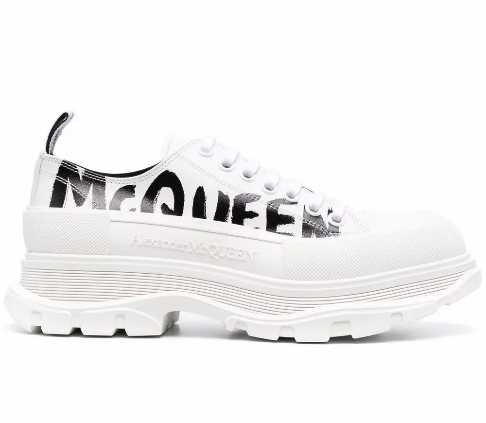 Sneakers og sko Alexander McQueen Tread Slick Low Sneakers Hvid | 682423WIABD9488, 0
