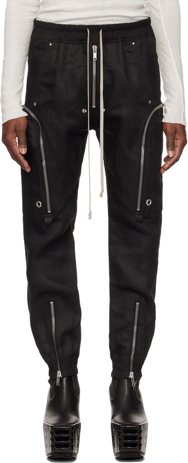 Cargo bukser Rick Owens Rick Owens Hollywood Bauhaus Cargo Pants Sort | RU01E5377 TWL, 0