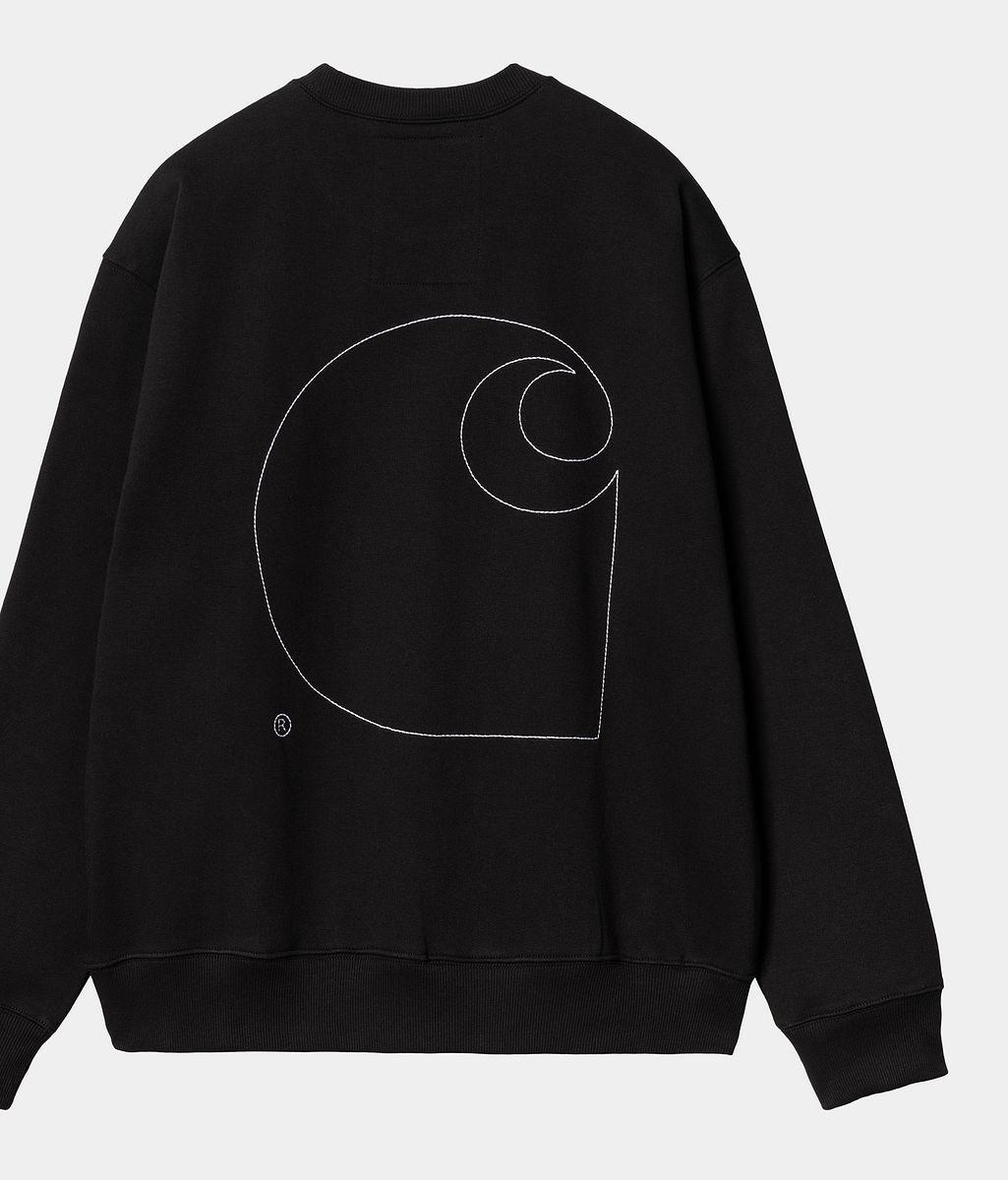 Sweatshirt Carhartt WIP Clipse x Carhartt WIP Sweatshirt Sort | I035098_4, 1