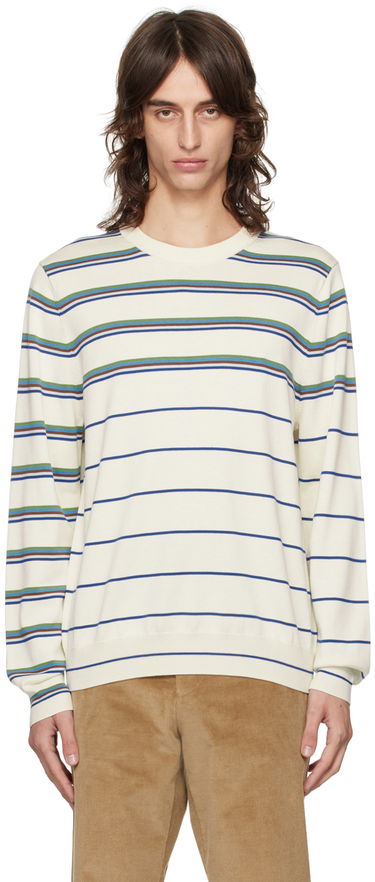 Sweater Paul Smith Paul Smith Striped Sweater Hvid | M1R-893Y-N02423-04, 0