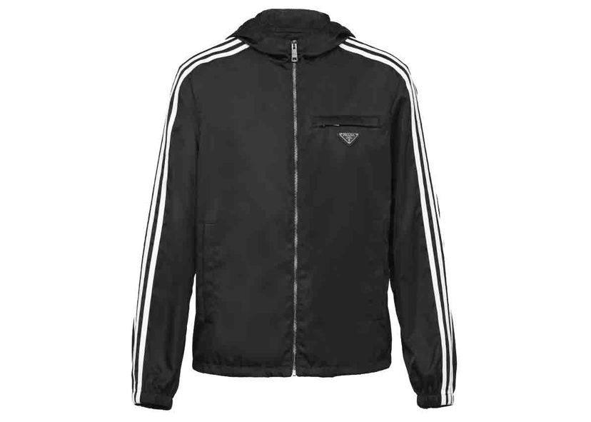 Jakke adidas Originals adidas for Prada Re-Nylon Hooded Track Jacket Black Sort | SGB964_1WQ8_F0002_S_212