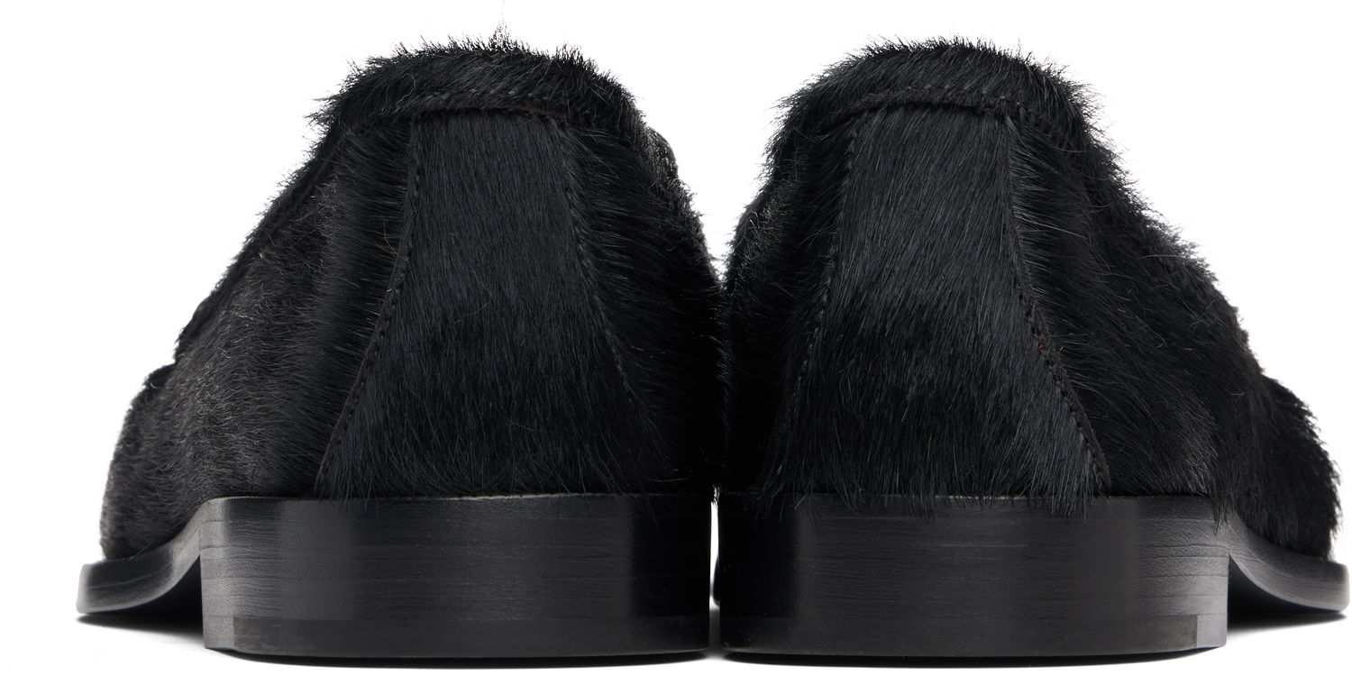Sneakers og sko Dries Van Noten Dries Van Noten Ponyhair Loafers Sort | 252-021723-301, 1