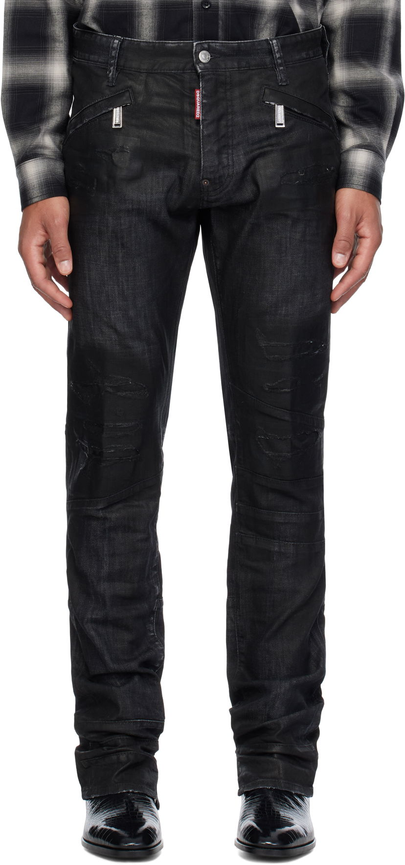 Jeans DSQUARED2 Honda Cool Guy Slim Fit Jeans Sort | S71LB1482_S30357