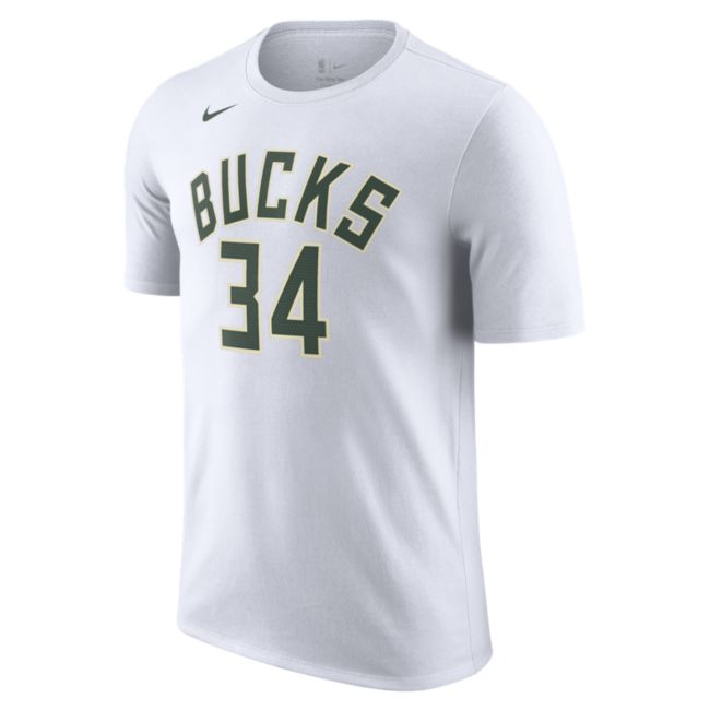 T-shirt Nike Milwaukee Bucks T-Shirt Hvid | DR6385-106, 0
