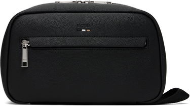 Rejsetaske BOSS BOSS Pebble-Grained Wash Bag Sort | 50548020, 0
