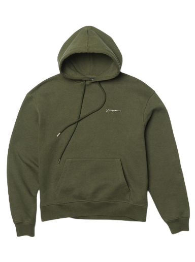 Sweatshirt Jacquemus Le Brode Embroidered Logo Grøn | 226JS310-2120-560