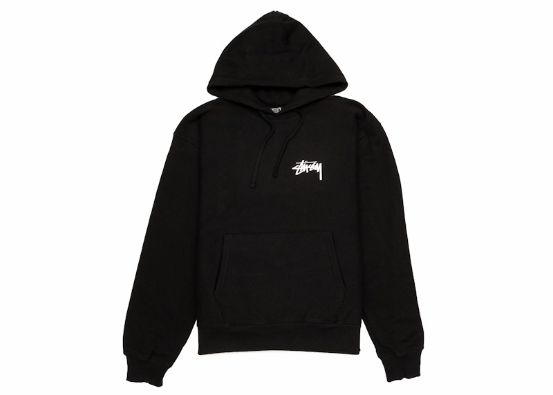 Sweatshirt Stüssy Stussy Plush Hoodie Sort | 1924927_BLAC
