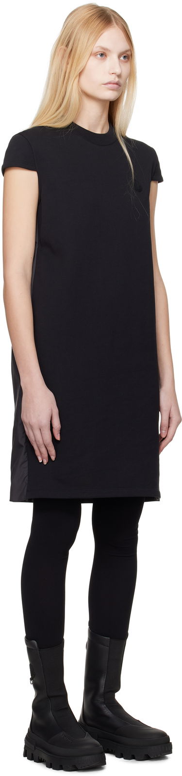 Kjole Moncler Moncler Pleated Minidress Sort | K10938I0000689ATK, 1