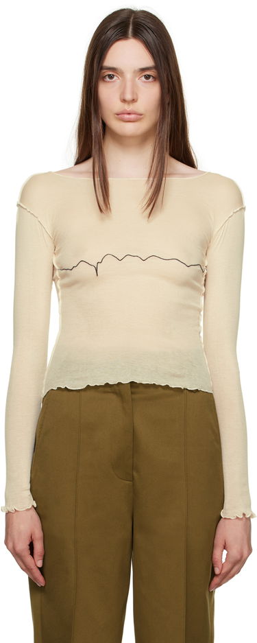 T-shirt Baserange Tabbys Star Long Sleeve T-shirt Beige | TOTA-CG-000, 0