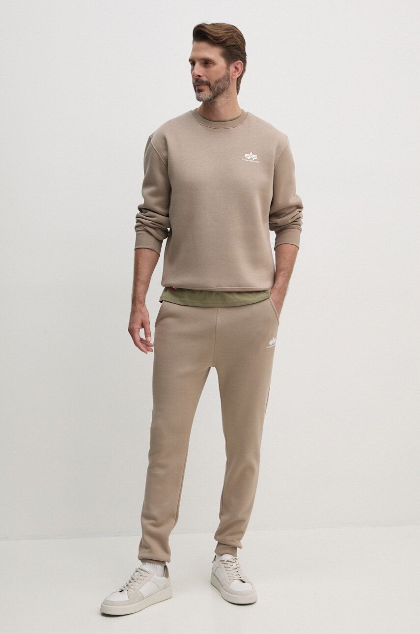 T-shirt Alpha Industries Olive Green Logo T-Shirt Grøn | 118533.11, 1