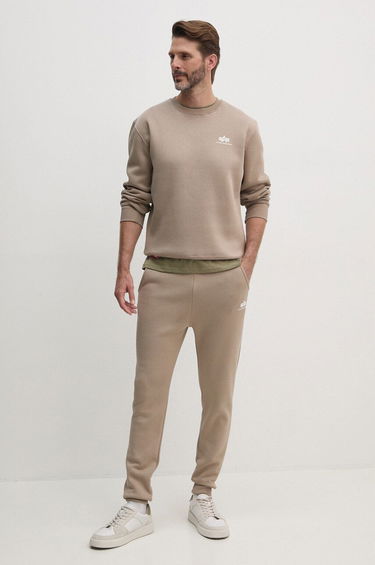 T-shirt Alpha Industries Olive Green Logo T-Shirt Grøn | 118533.11, 1