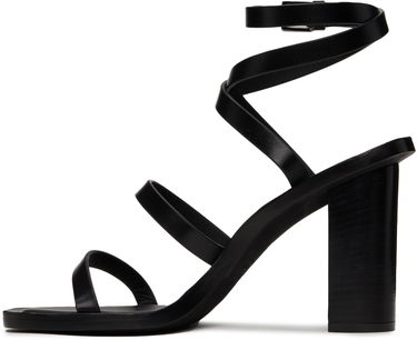 Sneakers og sko Max Mara Juttal Heeled Sandals Sort | 2414521092600, 2