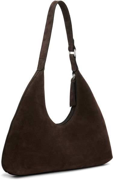 Skuldertaske BY FAR BY FAR Amber Suede Shoulder Bag Brun | MWBSB001KL009BR054PL, 2