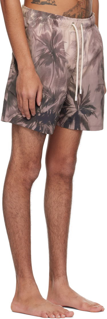 Badetøj Palm Angels Palm Angels Sunset Palm Swim Shorts Brun | PMFD012S25FAB0026110, 1