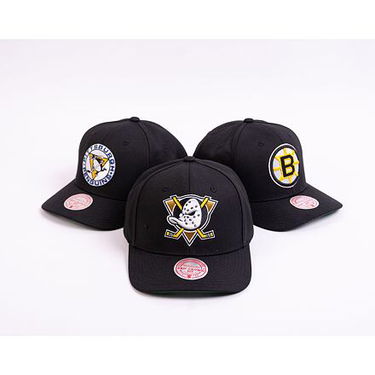 Kasket Mitchell & Ness NHL Team Ground 2.0 Pro Snapback Anaheim Ducks Black Sort | HHSS5370-ADUYYPPPBLCK, 2