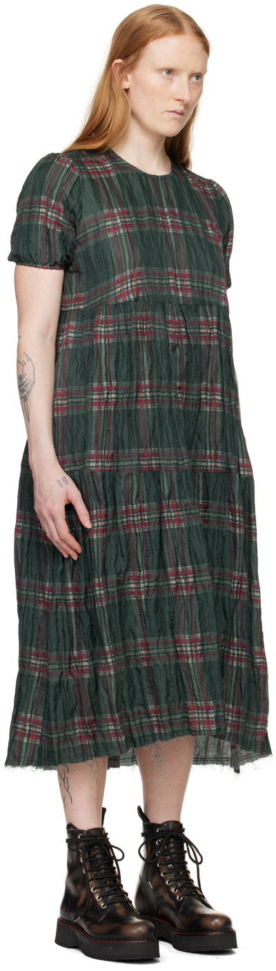 Kjole R13 R13 Check Midi Dress Grøn | R13WR028-R368B, 1