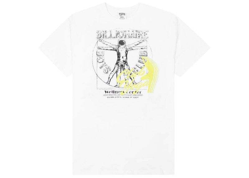 T-shirt BILLIONAIRE BOYS CLUB Billionaire Boys Club Wellness Graphic T-Shirt Hvid | 8118313WHT