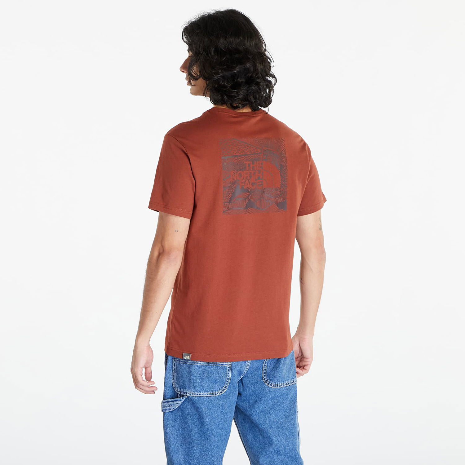 T-shirt The North Face Redbox Celebration Tee Brandy Brown Rød | NF0A7X1KUBC1, 1